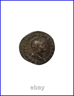 Rome Empire Vespasien Denier Argent, Capricornes 79 / 80 Rome