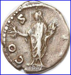 S5926 Marcus Aurelius AR Denarius Denier AVRELIVS Caesar AVG PII F COS DE II