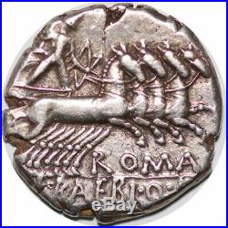 S6278 Rare denier denar M. Baebius Q. F. Tampilus. 137 BC. AR denarius Silver