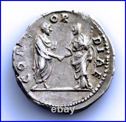 SC. Rome-Faustine I. Denier 141 Ap. J. C. Rome. MBC+/VF+ Argent 3,4 G. Rare