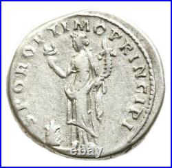 TRAJAN 97-117, denier Rome, 103-111. Peu courant avec l'autel au revers