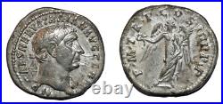 TRAJAN Denier P. M. TR P. COS. IIII. P. P +102 ROME C. 240 TRAJAN Denier P. M. TR P. COS. IIII. P. P +102 ROME C. 240