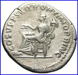 Trajan (98-117 après JC) AR Denier, Aequitas