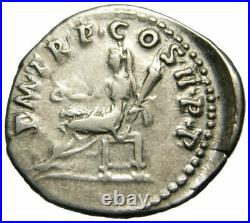 Trajan AR Denier (99 après JC), Vesta