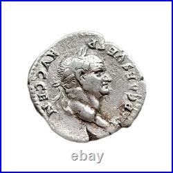 Vespasien Denier Argent Pontif Maxim