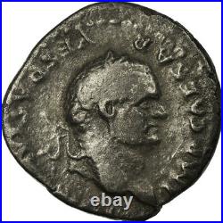 Vespasien, Denier, Rome, Argent, TTB, Cohen122